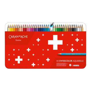 CARAN D'ACHE40 SWISSCOLOR aquarelpotloden