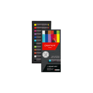 CARAN D'ACHE 12 NEOART 6901 WAX-OIL PASTELS