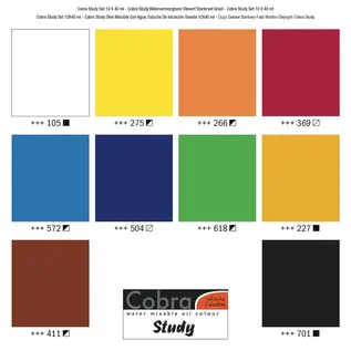 Talens Cobra Study Olieverf Set 10 x 40 ml