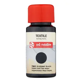 Textiel Fles 50 ml Zwart 7001