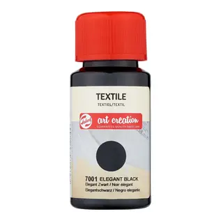 Textiel Fles 50 ml Zwart 7001