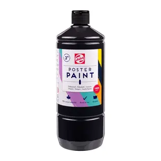 Talens Talens Poster Paint 1L Zwart