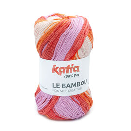 LE BAMBOU 105 Kauwgom roze-Rood-Lichtroze-Oranje bad 68836