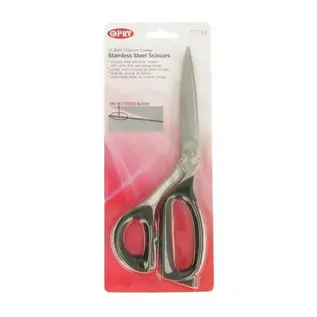 Schaar titanium met micro vertanding 21,5cm zwart