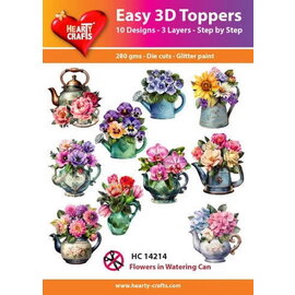 Easy 3D Designs pakket Flowers in Watering Can