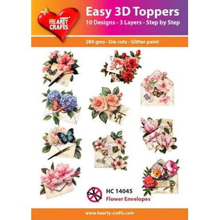 Easy 3D Designs pakket Flower Envelopes