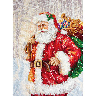Borduurpakket - Santa Claus -	21 x 30 cm