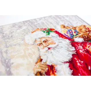 Borduurpakket - Santa Claus -	21 x 30 cm
