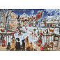 Borduurpakket Pets On The Porch - 47 x 33 cm