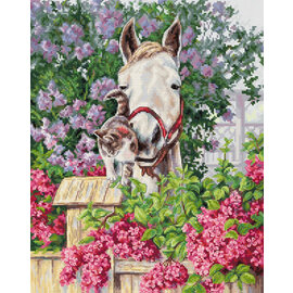 Borduurpakket Gentle Affection - 25 x 32 cm