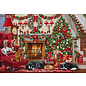 Borduurpakket Cosy Fireplace - 49 x 33 cm