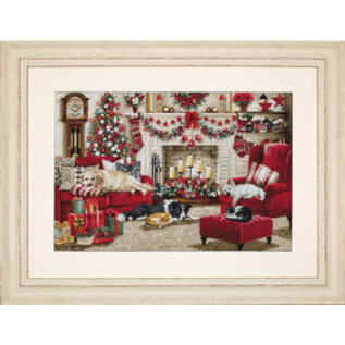 Borduurpakket Pets Interior - 48 x 32 cm