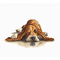Borduurpakket Basset - 28,5 x 15,5 cm