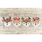 Borduurpakket Foxes and Deer - Maat per design ± 9 x 9 cm