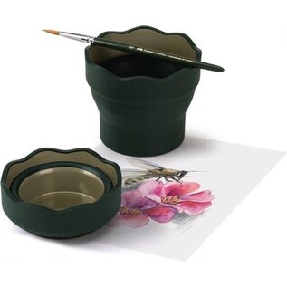Faber-Castell Faber-Castell clic & go opvouwbare beker groen