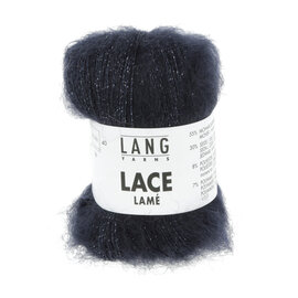 Lang Yarns LACE LAMÉ 1081.0025 Donker blauw bad 77727