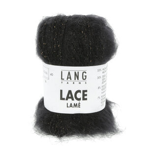 Lang Yarns LACE LAMÉ 1081.0004 zwart met goud bad 76887
