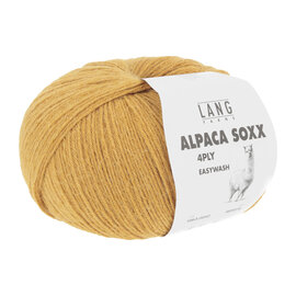 Lang Yarns ALPACA SOXX 4-PLY 0050 okergeel bad 367508 100g