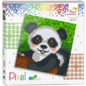 Pixelpakket - Panda 12x12 cm