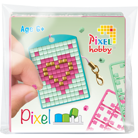 Pixelhobby Sleutelhanger - Hart
