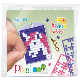 Pixelhobby Sleutelhanger - Eenhoorn