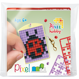 Pixelhobby Sleutelhanger - Lieveheersbeestje