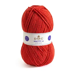 DMC - Knitty 4 - Oranje-rood 617 bad 01