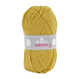 DMC - Knitty 4 - kleur 666 licht oker bad 52786 - 50g