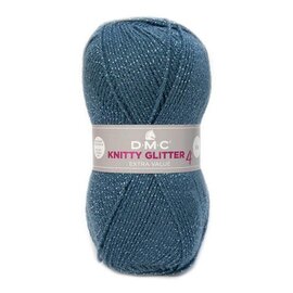 DMC - Knitty Glitter 4 - kleur 228 donker turquoise bad 52285 +/-50g.