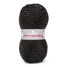 DMC - Knitty Glitter 4 - kleur 232 zwart bad 53372 +/-50g.