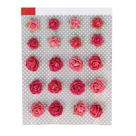 20 rode rozen +/- 1,5 - 2 cm