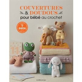 Livre - Couvertures & doudous pour bébé au crochet