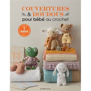 Livre - Couvertures & doudous pour bébé au crochet