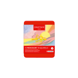 NEOCOLOR™ II set van 10 aquarelpastels 50 Years Pastel - Speciale editie