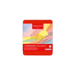NEOCOLOR™ II set van 10 aquarelpastels 50 Years Pastel - Speciale editie