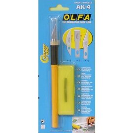 OLFA OLFA, Knife Pro AK4 mes 8mm,  4 mesjes incl.