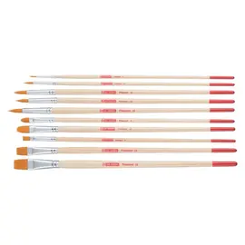 Olie- en Acrylpenselenset van 10 - Polyester
