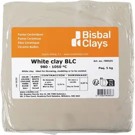 Bisbal Witte Klei 5kg Keramische Pasta