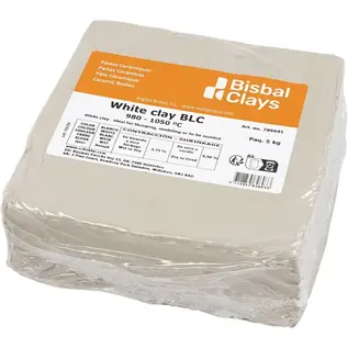 Bisbal Witte Klei 5kg Keramische Pasta