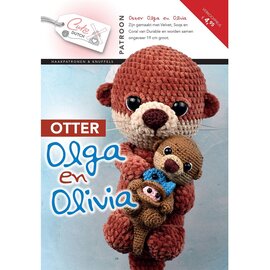 Cute Dutch Patronenboekje Otter Olga en Olivia