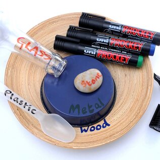POSCA Uni Prockey, Parmanent Inkt Zwart