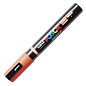 Posca Brush Paint Marker - Orange, Brush Tip, 1.0 - 4.0 mm