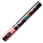 Posca Brush Paint Marker - Coral Pink, Brush Tip, 1.0 - 4.0 mm