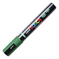 Posca Brush Paint Marker - Green, Brush Tip, 1.0 - 4.0 mm