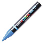 Posca Brush Paint Marker - Light Blue, Brush Tip, 1.0 - 4.0 mm