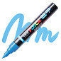 Posca Brush Paint Marker - Light Blue, Brush Tip, 1.0 - 4.0 mm