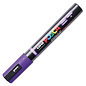 Posca Brush Paint Marker - Violet, Brush Tip, 1.0 - 4.0 mm