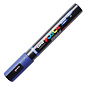 Posca Brush Paint Marker - Blue, Brush Tip, 1.0 - 4.0 mm