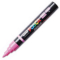 Posca Brush Paint Marker - Pink, Brush Tip, 1.0 - 4.0 mm