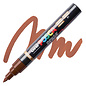 Posca Brush Paint Marker - Brown, Brush Tip, 1.0 - 4.0 mm